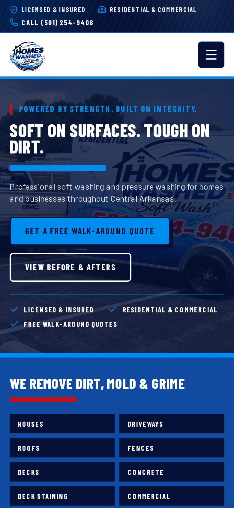 Homes Washed mobile preview